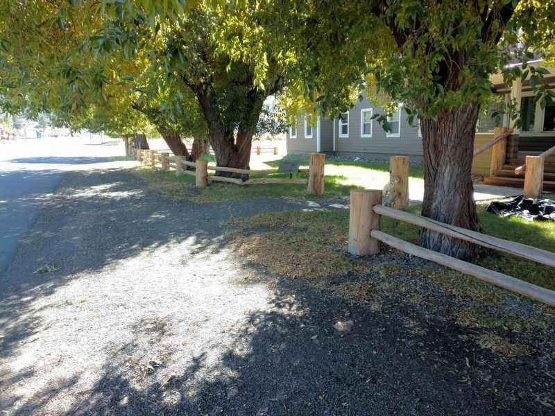 From Logging Camp to a Town Marker image. Click for full size.