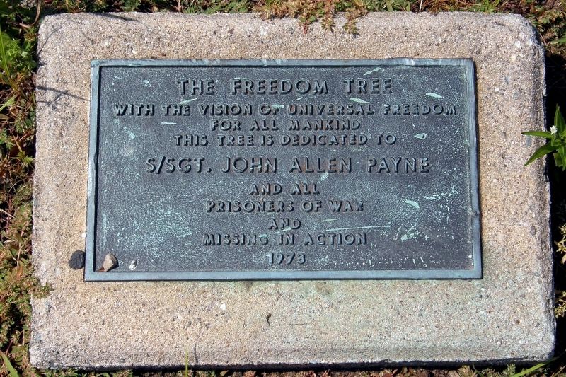 The Freedom Tree Marker. Click for full size. The Freedom Tree Marker image. Click for full size.