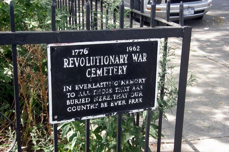 Revolutionary War Cemetery Marker image. Click for full size.