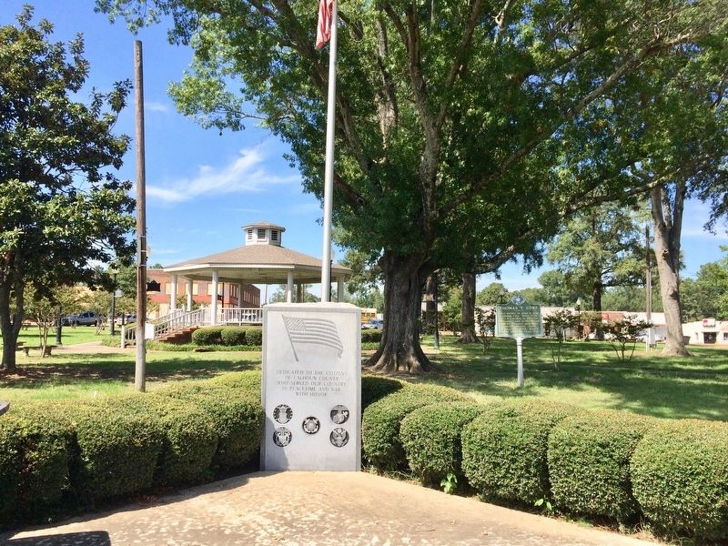 Calhoun County Veterans Monument in Town Square. image. Click for full size.