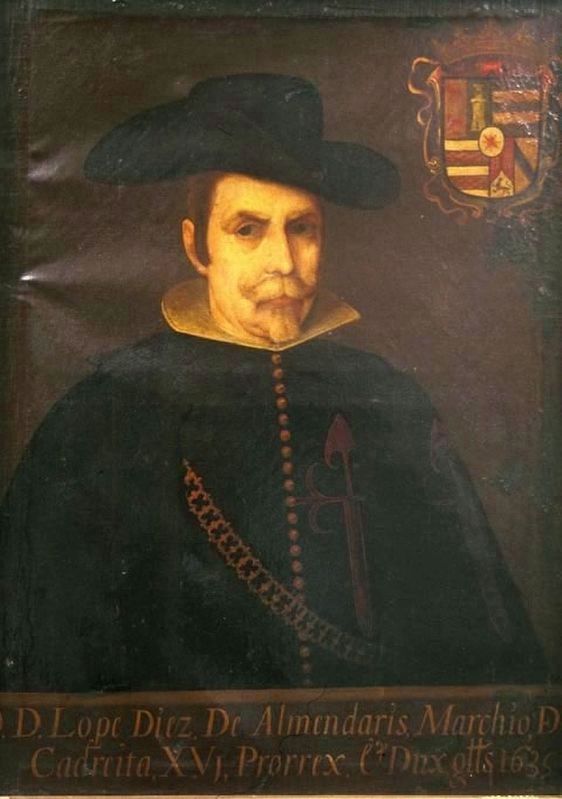 Lope Dez de Aux de Armendriz, 15th Viceroy of New Spain (1635-1640) image. Click for full size.