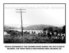 Flood of 1916 - Belmont, NC. Click for full size. Flood of 1916 - Belmont, NC image. Click for full size.