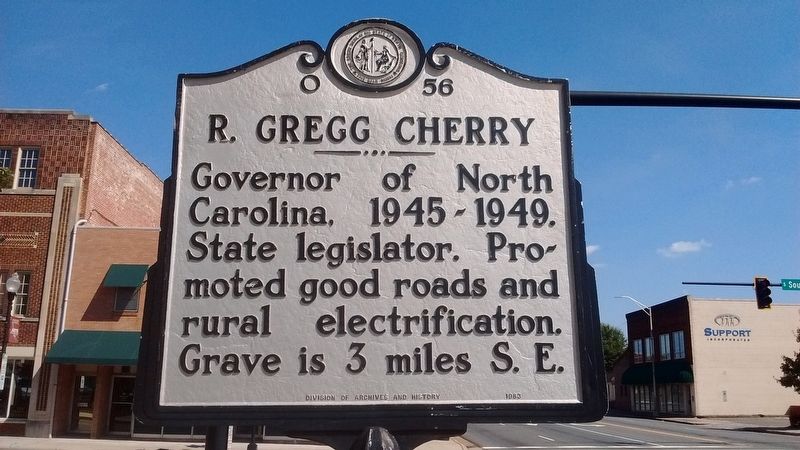 R. Gregg Cherry Marker. Click for full size. R. Gregg Cherry Marker image. Click for full size.