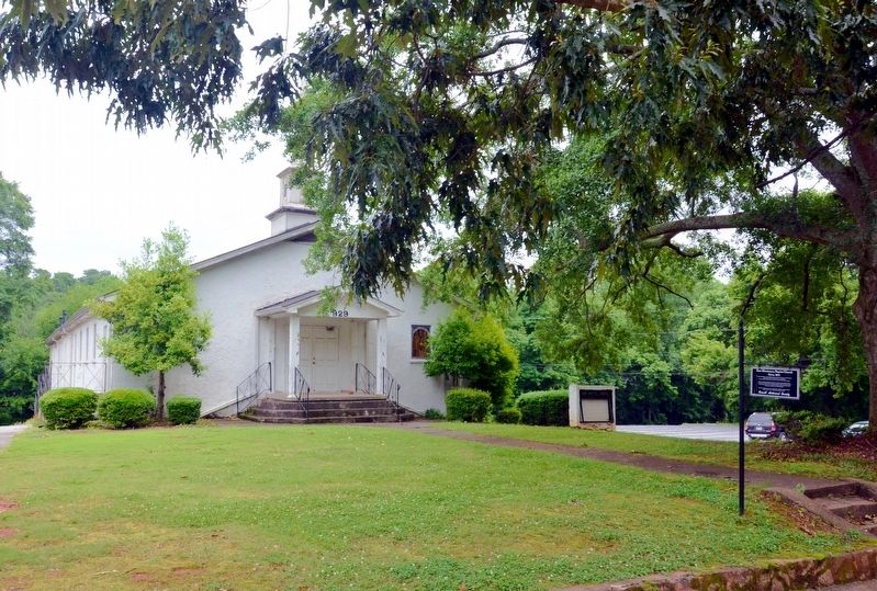 Zion Missionary Baptist Church and Marker. Click for full size. Zion Missionary Baptist Church and Marker image. Click for full size.