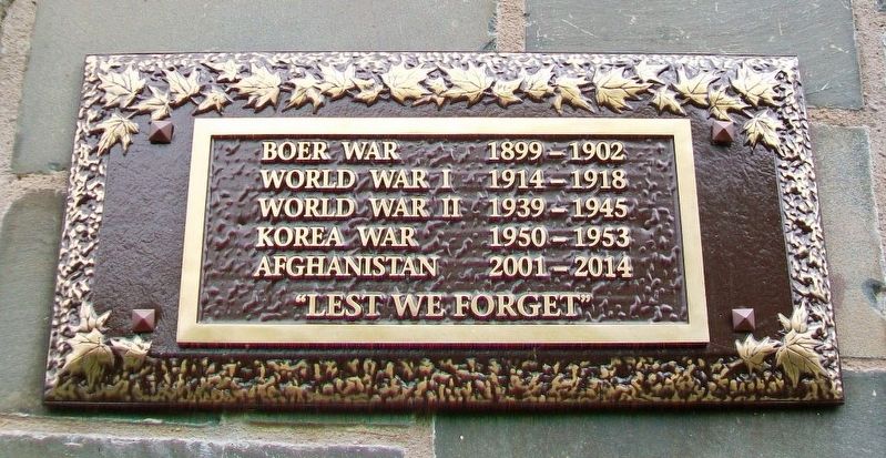 Legion War Memorial Marker image. Click for full size.