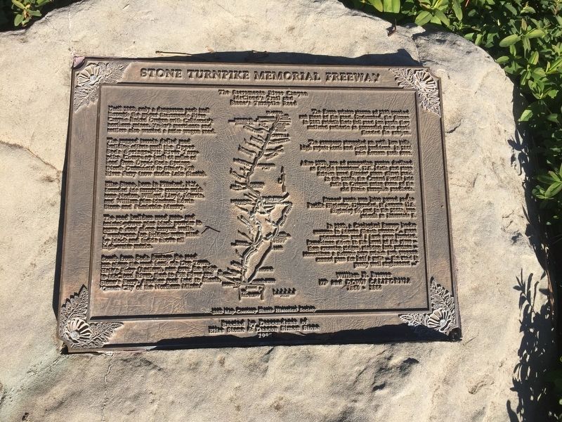 Stone Turnpike Memorial Freeway Historical Marker