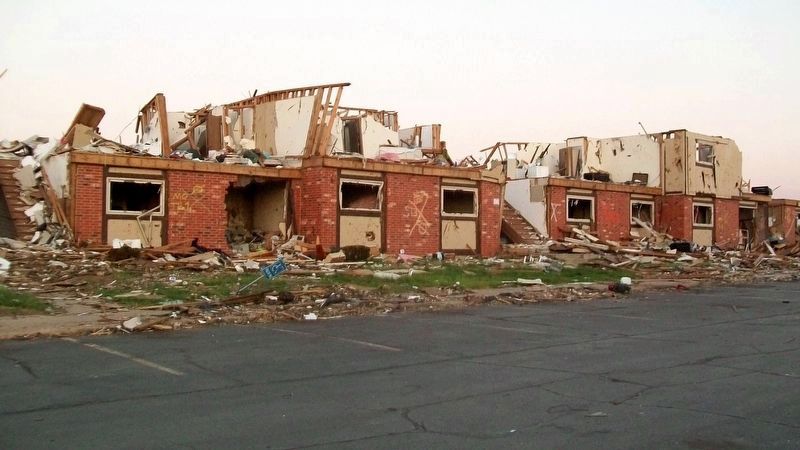 Apartment Complex Ruins in the Tornado Zone image. Click for full size.