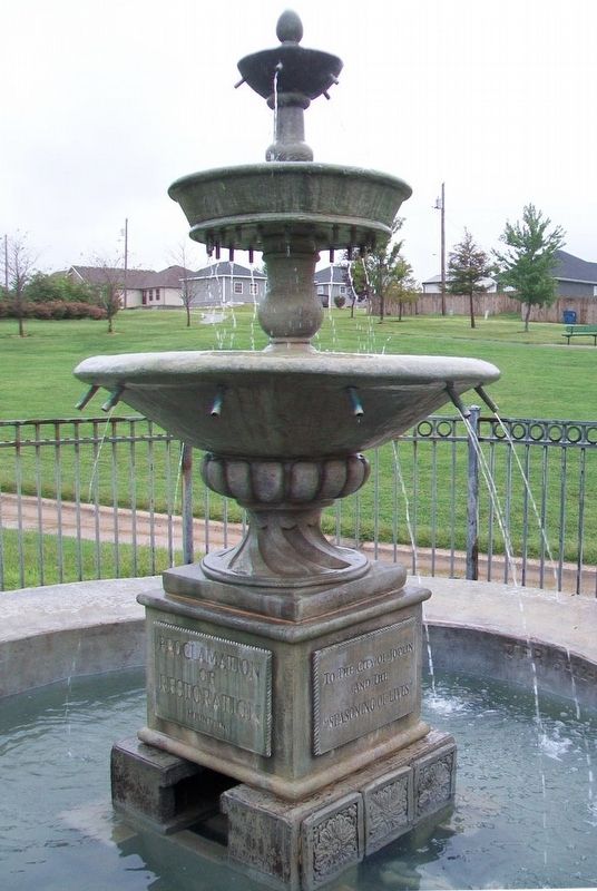 Proclamation of Restoration Fountain. Click for full size. Proclamation of Restoration Fountain image. Click for full size.