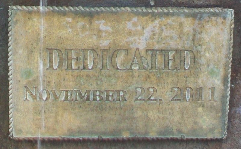 Proclamation of Restoration Fountain Marker. Click for full size. Proclamation of Restoration Fountain Marker image. Click for full size.
