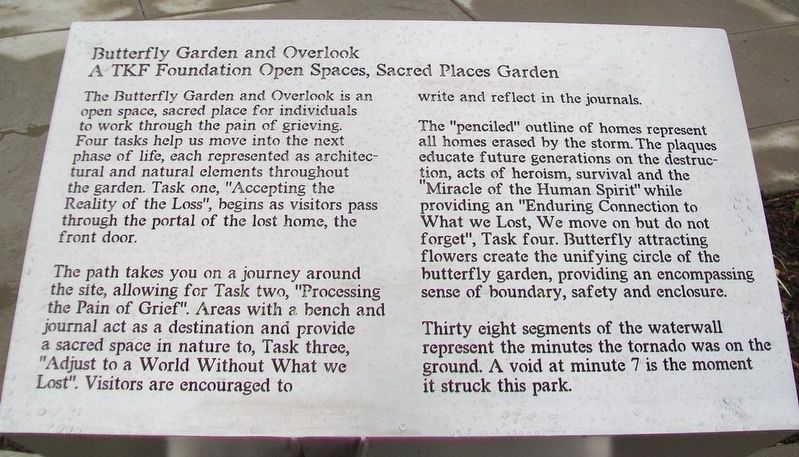 Butterfly Garden and Overlook Marker. Click for full size. Butterfly Garden and Overlook Marker image. Click for full size.