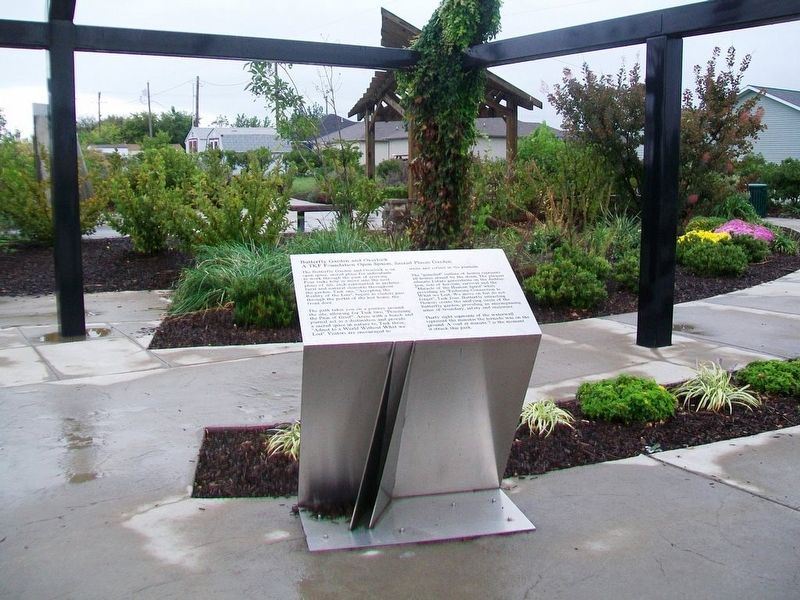 Butterfly Garden and Overlook Marker. Click for full size. Butterfly Garden and Overlook Marker image. Click for full size.