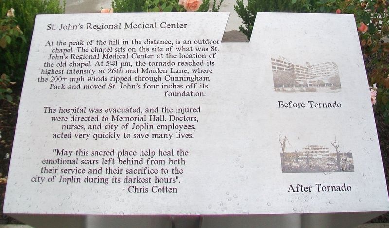 St. John's Regional Medical Center Marker. Click for full size. St. John's Regional Medical Center Marker image. Click for full size.