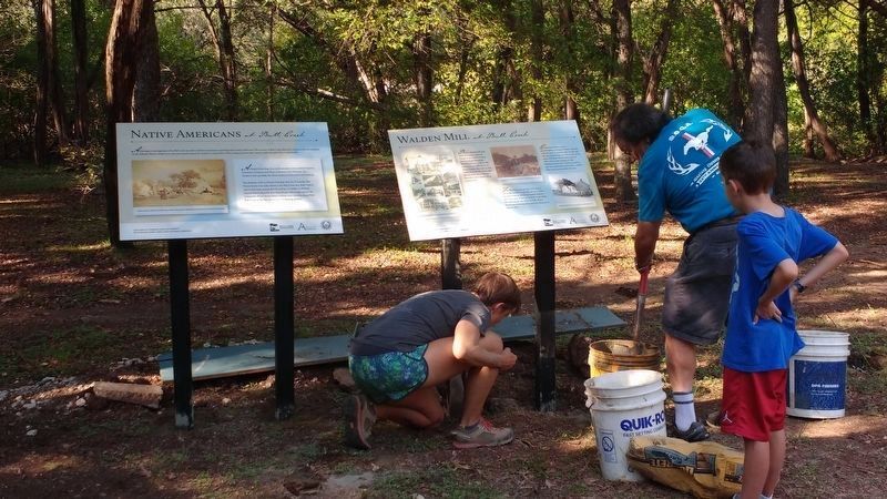 Native Americans at Bull Creek Marker image. Click for full size.