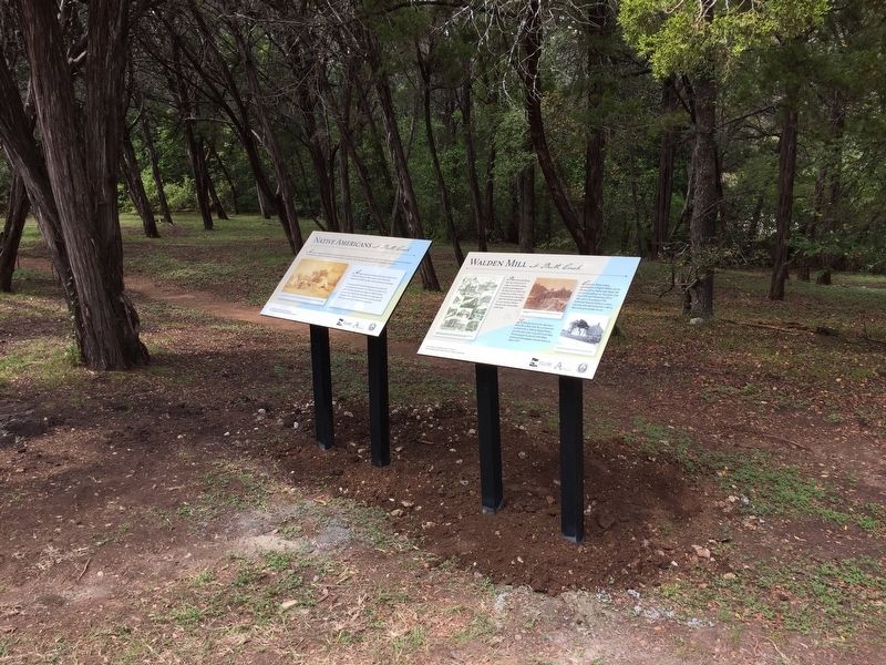 Native Americans at Bull Creek Marker image. Click for full size.