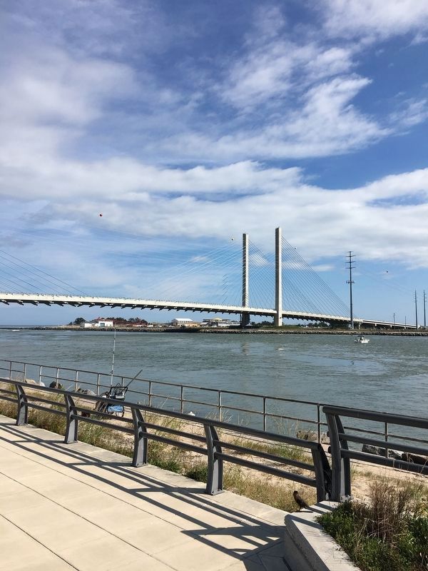 Charles W. Cullen Bridge over Indian River Inlet image. Click for full size.