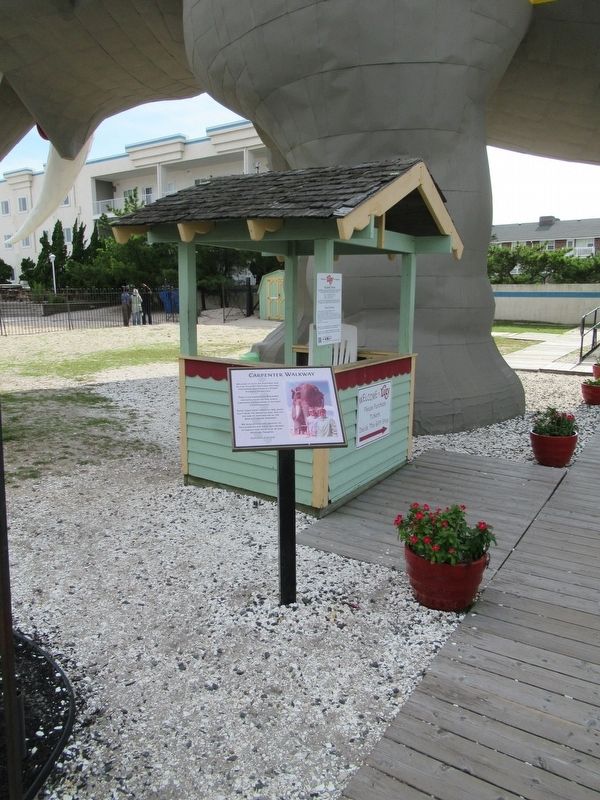 Capenter Walkway Marker. Click for full size. Capenter Walkway Marker image. Click for full size.