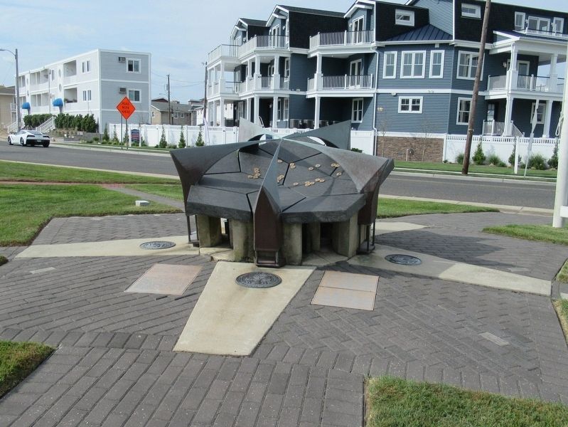 Longport Veterans Monument image. Click for full size.