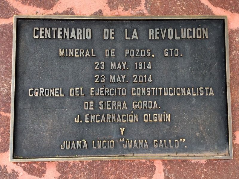 J. Encarnación Olguín and Juana Lucio Marker. Click for full size. J. Encarnación Olguín and Juana Lucio Marker image. Click for full size.