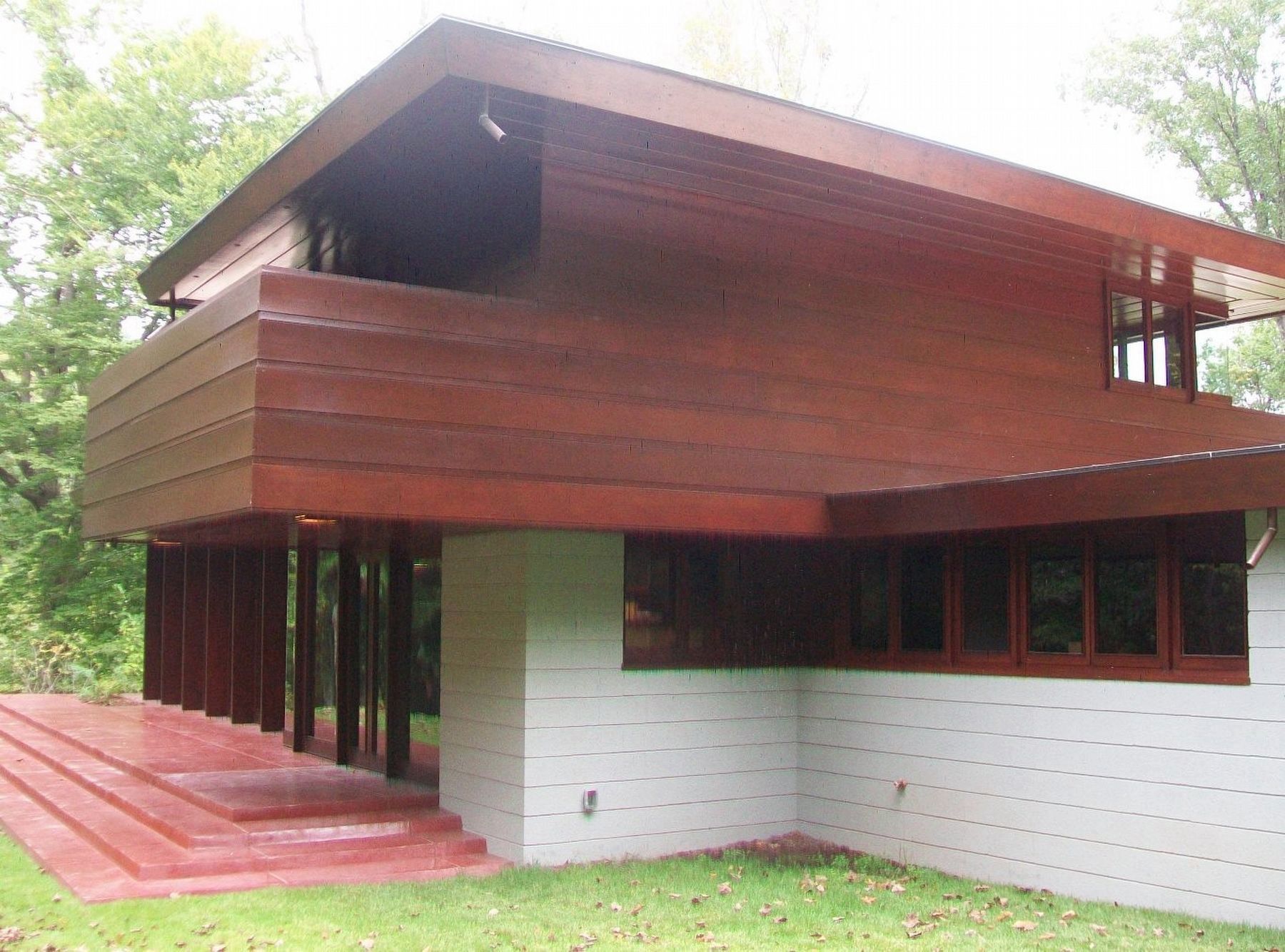 Bachman-Wilson House Elevation Opening to Nature. Click for full size. Bachman-Wilson House Elevation Opening to Nature image. Click for full size.
