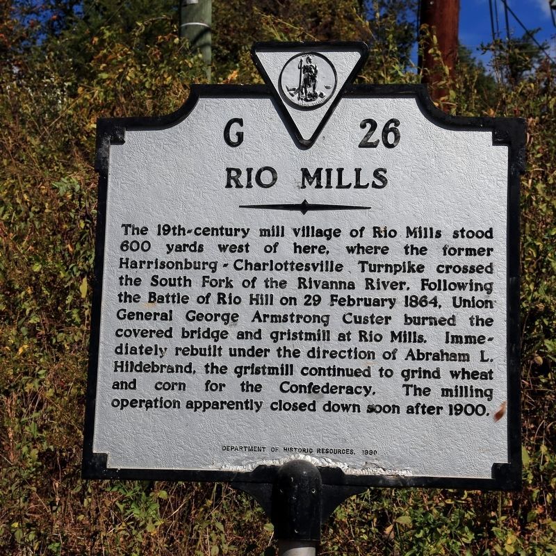 Rio Mills Marker image. Click for full size.