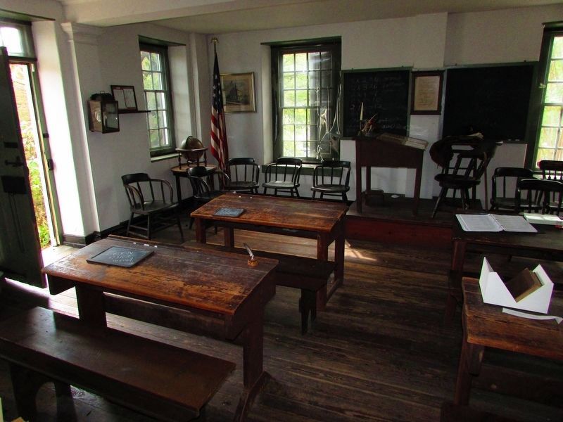 Inside the Concord School House image. Click for full size.