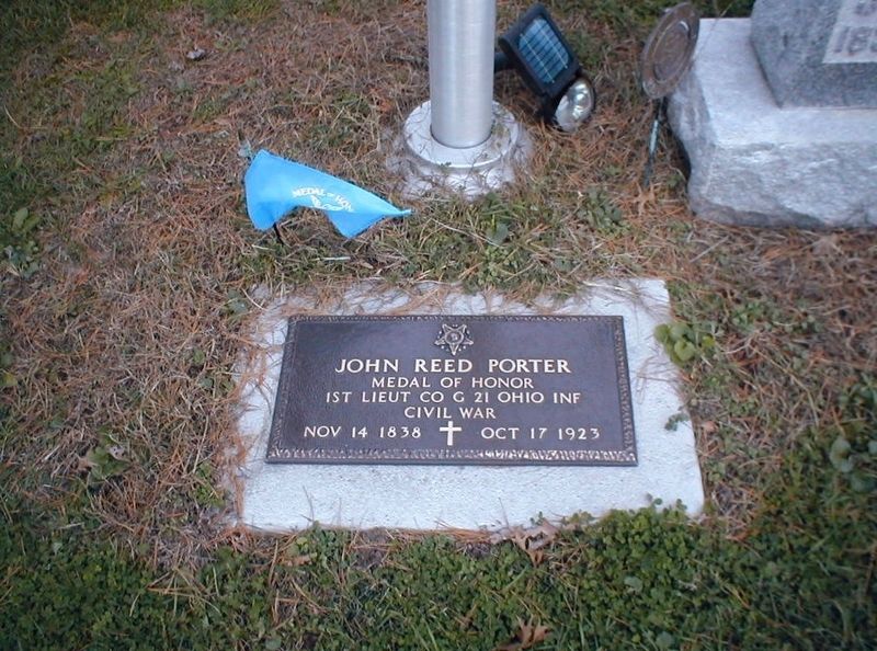 John Porter grave site image. Click for full size.