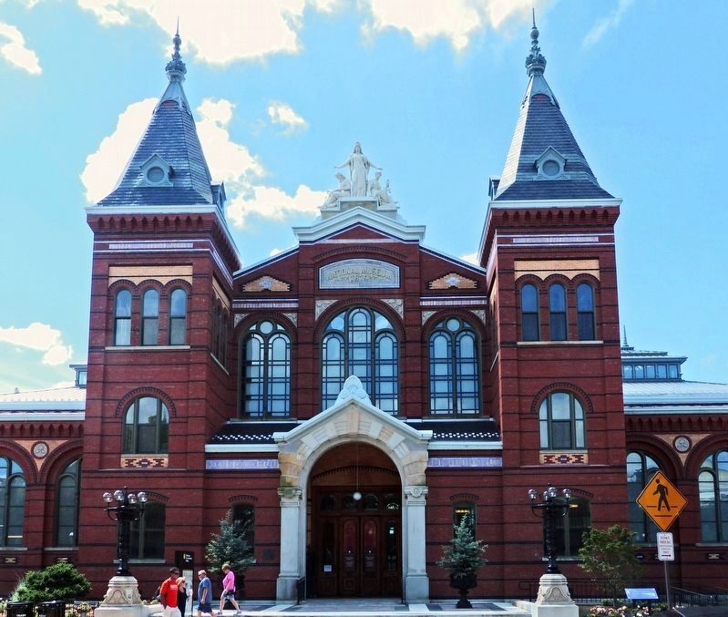 Arts and Industries Building<br>Without Marker image. Click for full size.