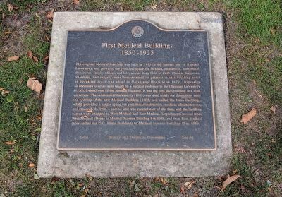 First Medical Buildings Marker image. Click for full size.