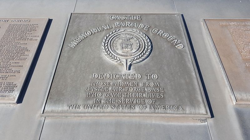 Castle Memorial Parade Ground Marker. Click for full size. Castle Memorial Parade Ground Marker image. Click for full size.