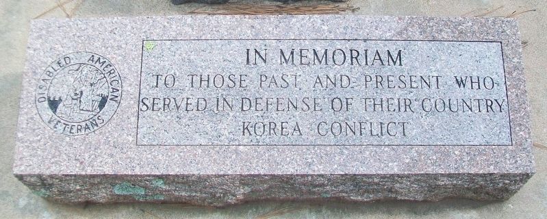 War Memorial Marker. Click for full size. War Memorial Marker image. Click for full size.