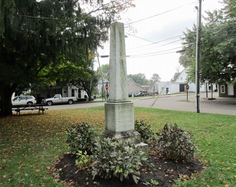 Hartford Village Civil War Column Marker image. Click for full size.