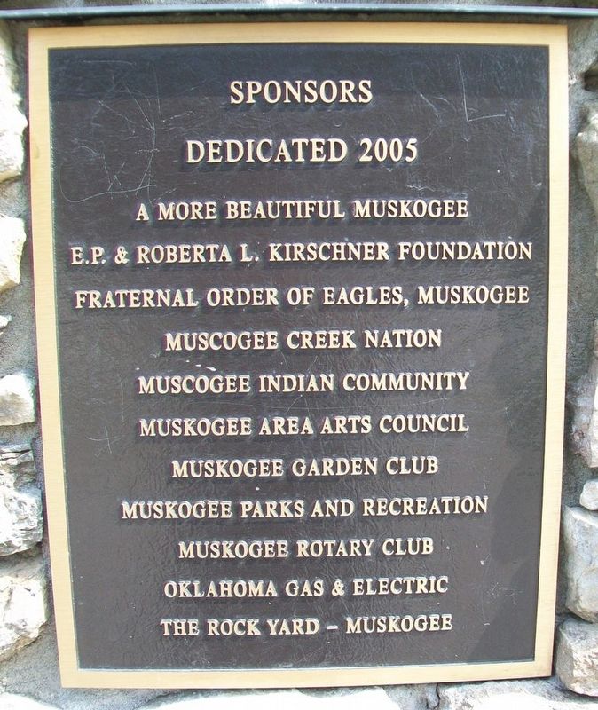 "The Sentry" Monument Sponsors image. Click for full size.