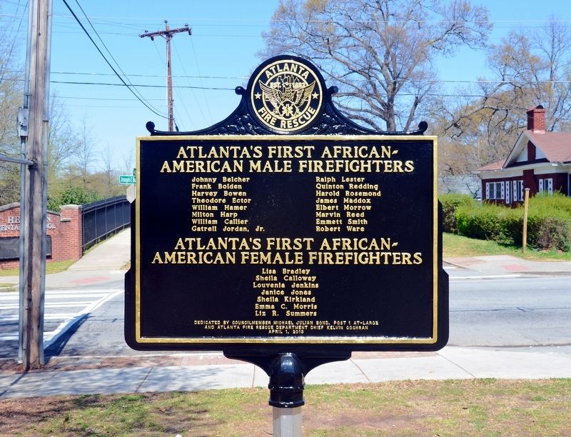 Fire Station No. 16 Marker (Side 2) image. Click for full size.