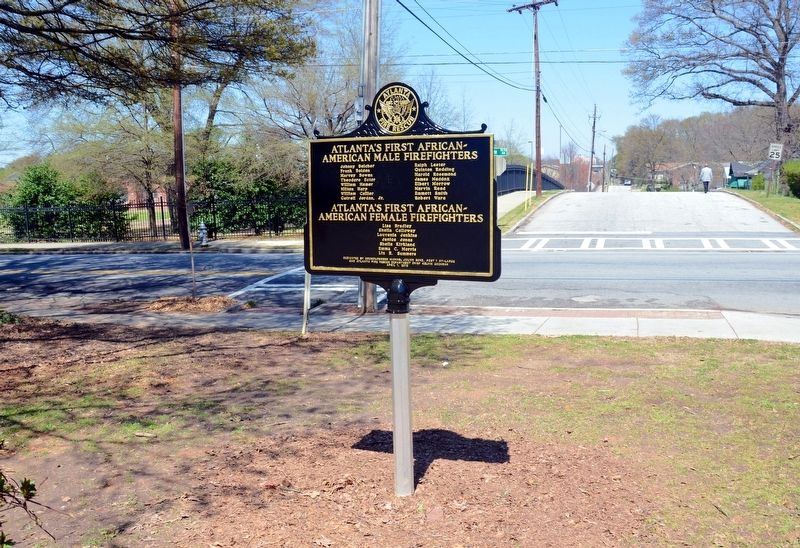 Fire Station No. 16 Marker (Side 2) image. Click for full size.
