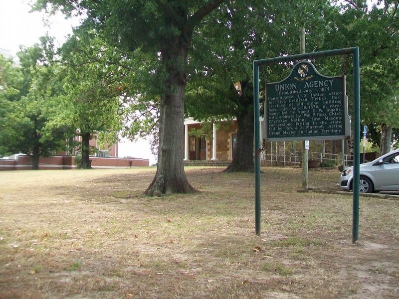 Union Agency Marker. Click for full size. Union Agency Marker image. Click for full size.