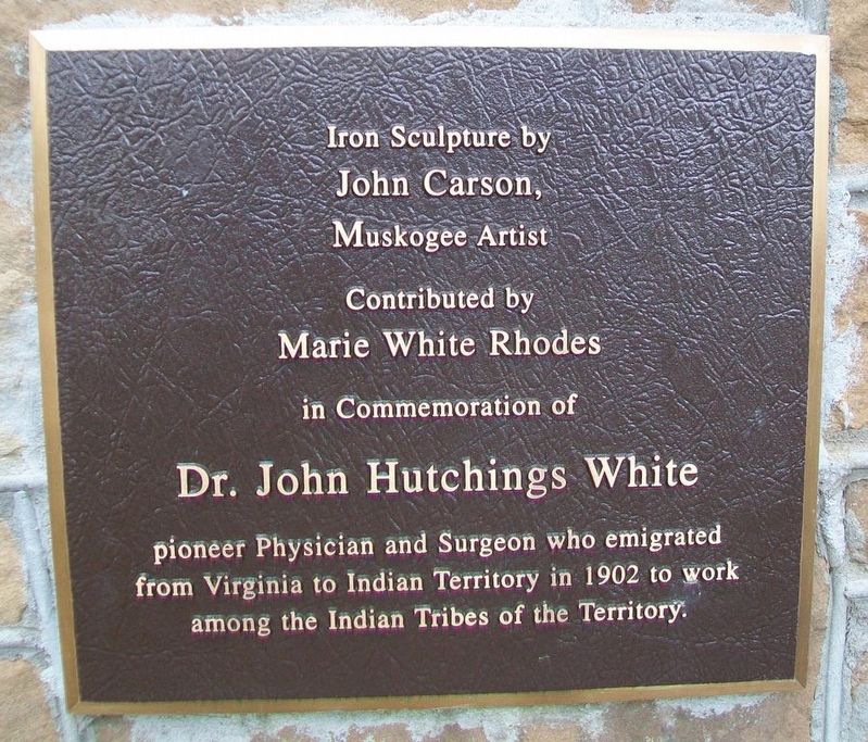 Dr. John Hutchings White Marker image. Click for full size.