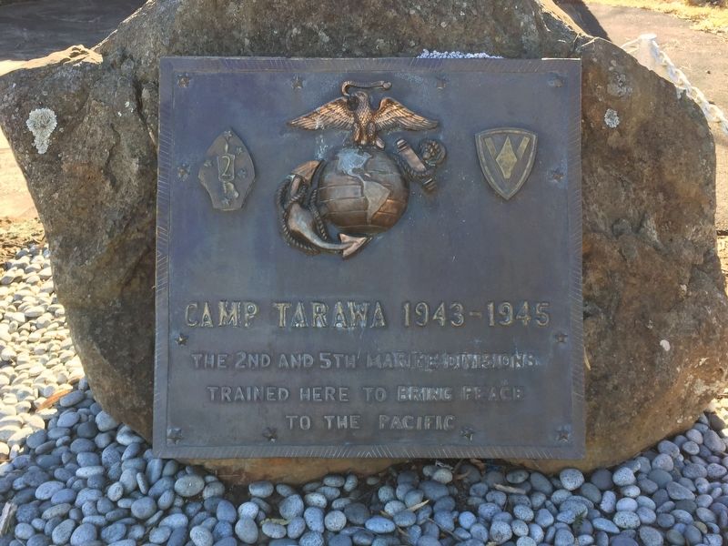 Camp Tarawa 1943-1945 Marker image. Click for full size.