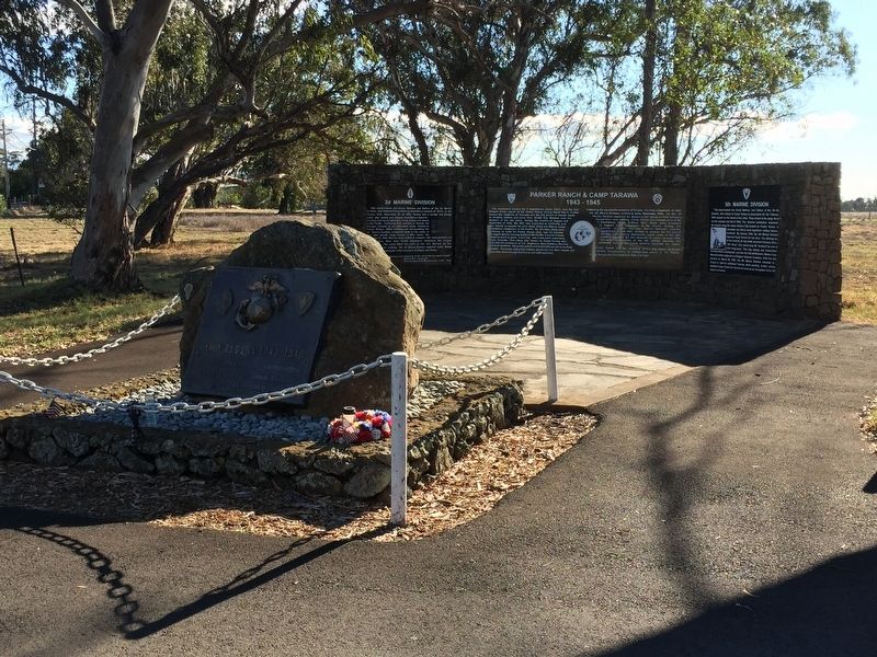 Camp Tarawa 1943-1945 Monument image. Click for full size.