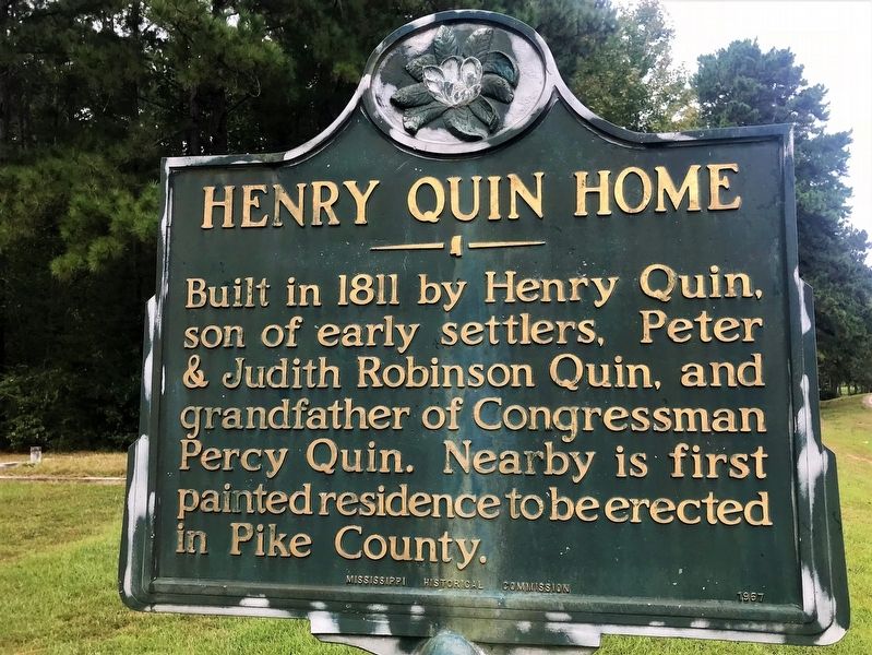 Henry Quin Home Marker image. Click for full size.