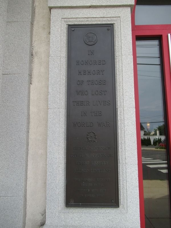 Somers Point World War I Memorial image. Click for full size.
