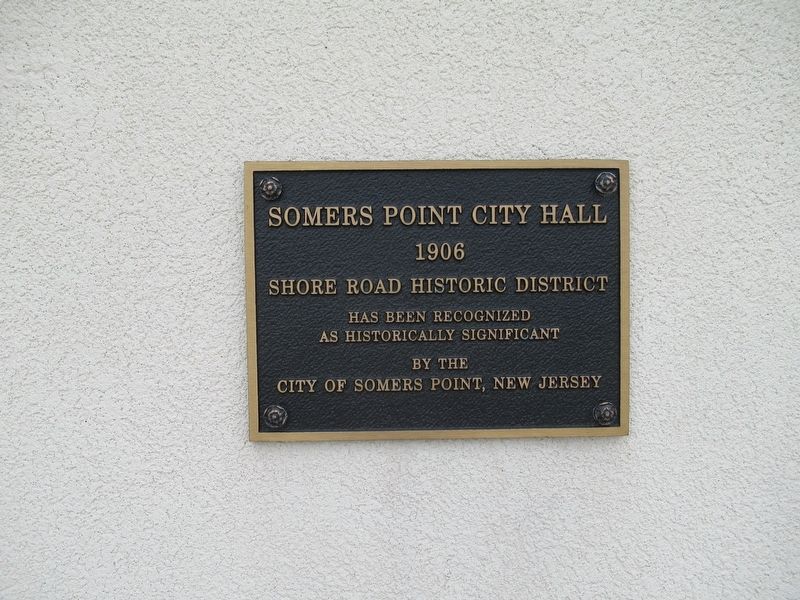Somers Point City Hall Marker image. Click for full size.