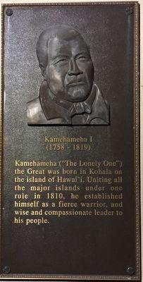 Kamehameha I Marker image. Click for full size.