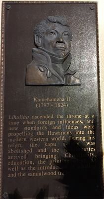 Kamehameha II Marker. Click for full size. Kamehameha II Marker image. Click for full size.
