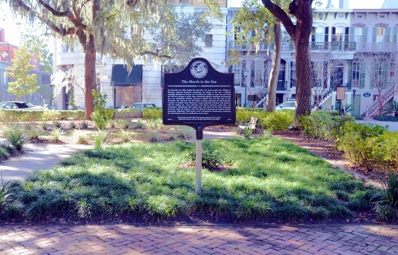 The March to the Sea Marker. Click for full size. The March to the Sea Marker image. Click for full size.