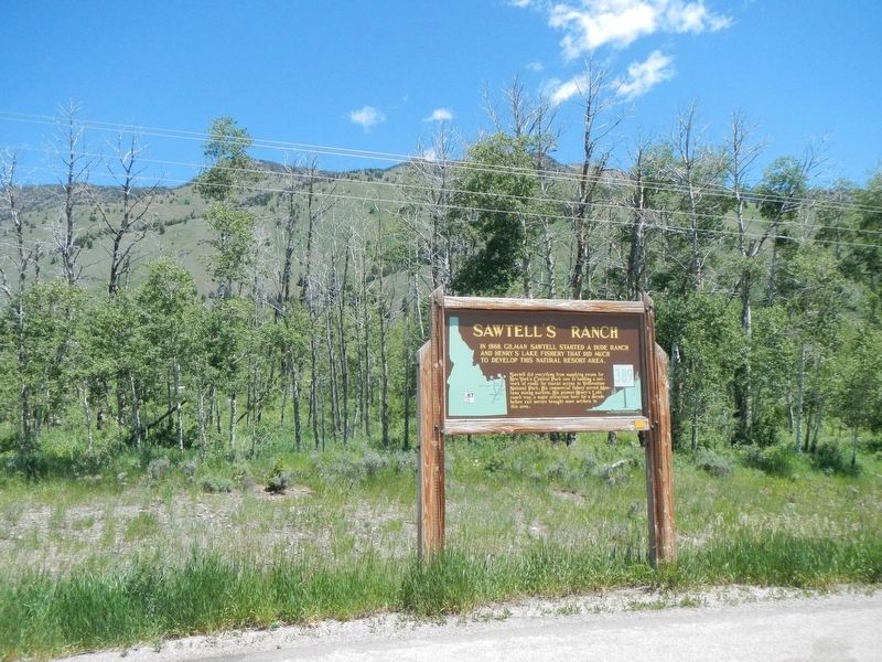 Sawtell's Ranch Marker. Click for full size. Sawtell's Ranch Marker image. Click for full size.