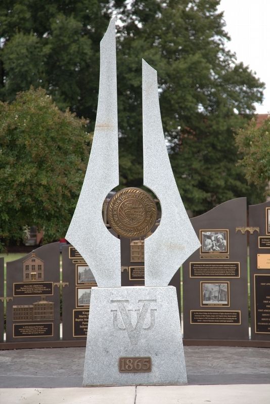 Virginia Union University Monument. Click for full size. Virginia Union University Monument image. Click for full size.
