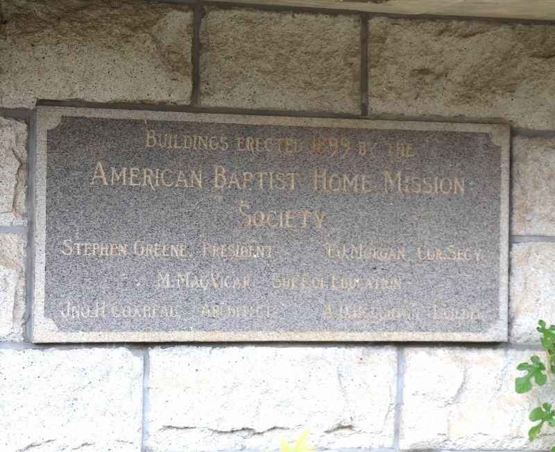 Coburn Hall Builders Stone. Click for full size. Coburn Hall Builders Stone image. Click for full size.