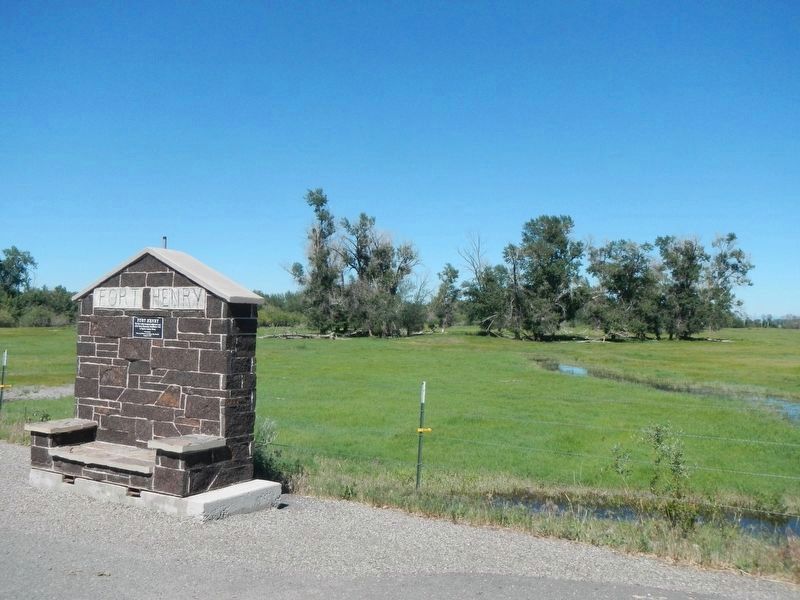 Fort Henry Marker. Click for full size. Fort Henry Marker image. Click for full size.
