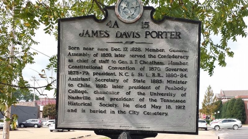 James Davis Porter Marker. Click for full size. James Davis Porter Marker image. Click for full size.