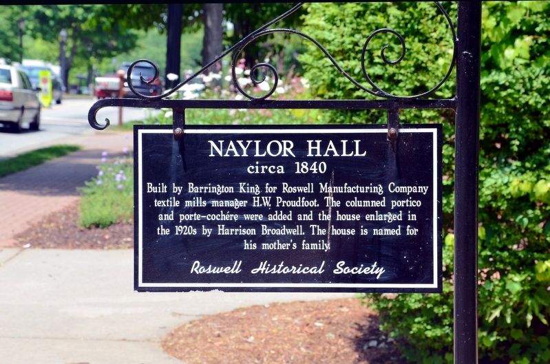 Naylor Hall Marker. Click for full size. Naylor Hall Marker image. Click for full size.